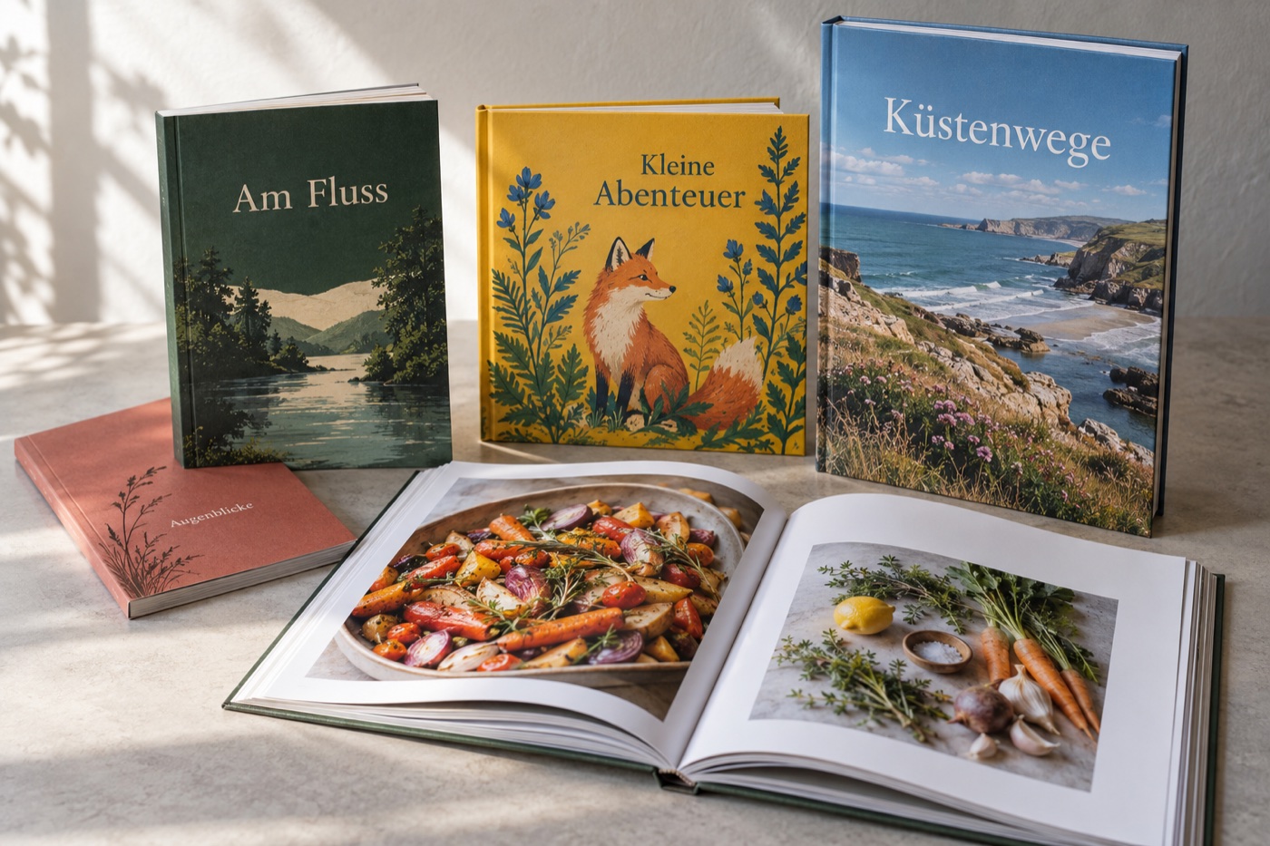Livres en petit tirage – différents ouvrages